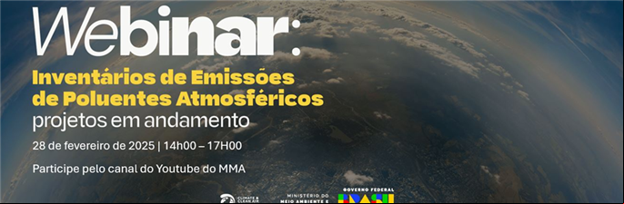 Inventários de Emissões de Poluentes Atmosféricos (Webinar)