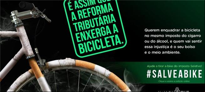 Abaixo-assinado pede por bike fora do imposto sele