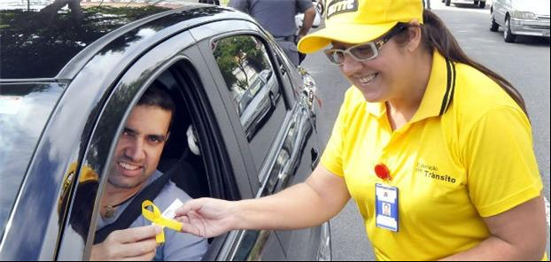 Ação alerta motoristas para seu papel na segurança