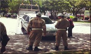 Agentes operam nas praças para garantir a mobilida