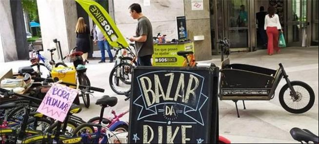 Bazar da Bike: ação põe bicicletas de volta ao uso