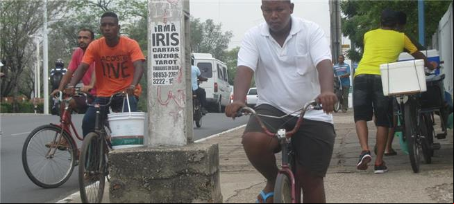 Bicicleta: muito usadas pela população, mas faltam