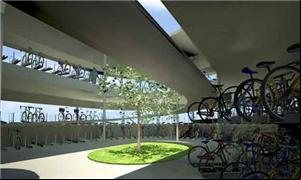 Bicicletário ficará anexo à estação de trem José B