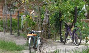 Bicicletas são muito utilizadas no assentamento Má
