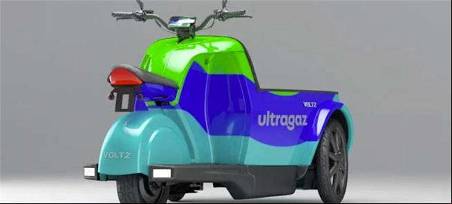 Botijões de gás serão entregues por moto elétrica