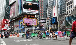 Broadway, na Times Square, Nova Iorque