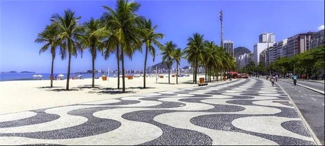Calçadão de Copacabana: quase 100 mil m² de 'petit