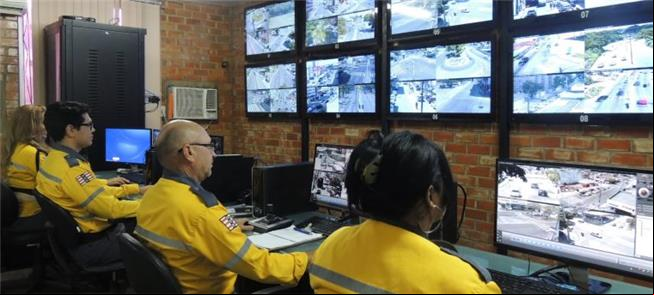 Centro de monitoramento de trânsito, em JP