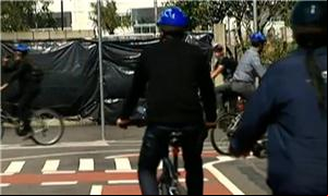 CET construiu um modelo de estrutura cicloviária c