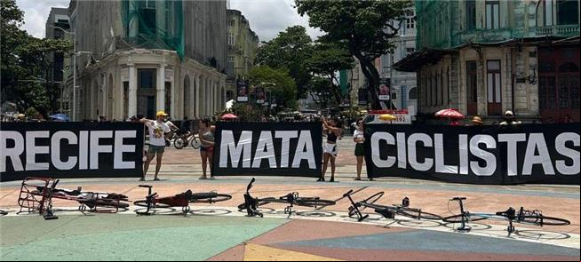 Ciclistas recifenses pedem mais segurança para ped