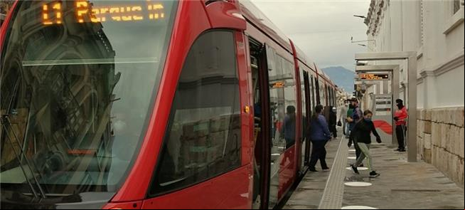 Composição do VLT de Cuenca, hoje (25), no Centro
