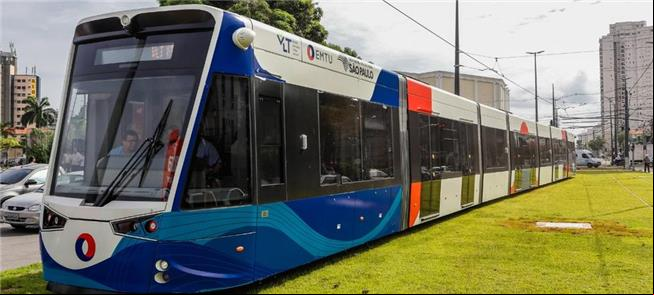 Composição do VLT em Santos: promessa de expansão