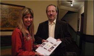 Cristina Ribeiro e Maurício Lopes