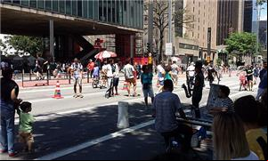 Domingo de Paulista Aberta com via voltada ao laze