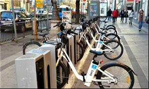 Em Madrid, as bicicletas tem sistema elétrico de a