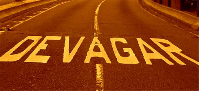 Enfim, a redução da velocidade parece mesmo uma bo