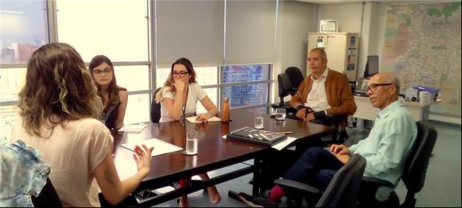 Equipe do Mobilize na reunião com Cid Torquato e a