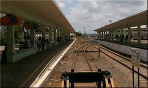 Estação da ferrovia, futura linha do VLT de Natal
