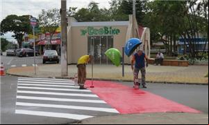 Estação de Ecobike em Indaiatuba