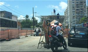 Estação do BRT na Avenida Cruz Cabugá, em Santo Am