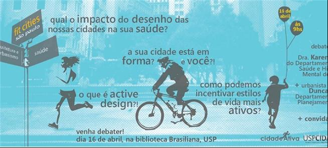 Fit Cities São Paulo, dia 16 de abril, na Bibliote