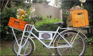 Flores do dia, via bike