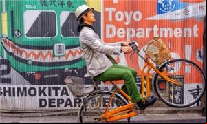 Fotógrafo japonês usa a bike para série fotográfic