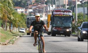 Hoje, praticamente não existe trecho de ciclovias