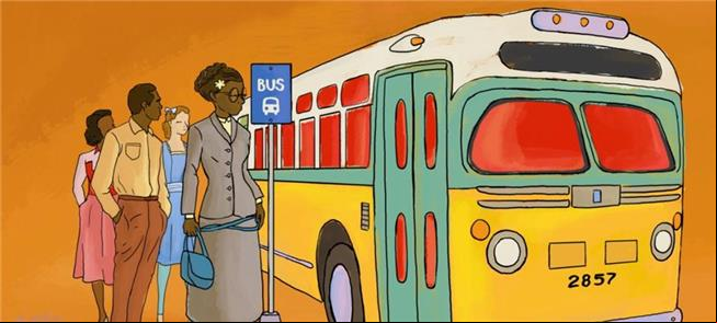 Ilustração homenageia ativista negra Rosa Parks no
