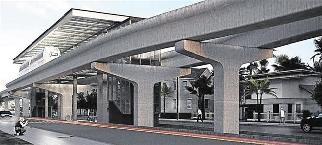 Imagem de projeto do futuro Aeromóvel de Canoas (R