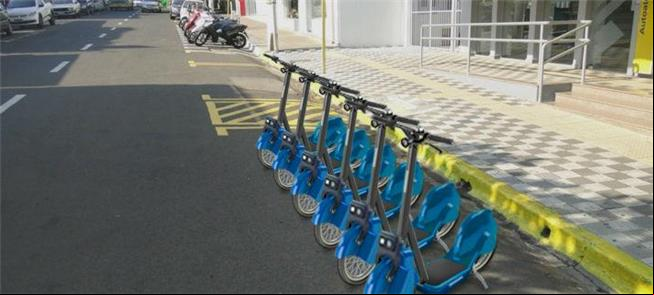 Imagem do protótipo de patinete elétrico da Sertte