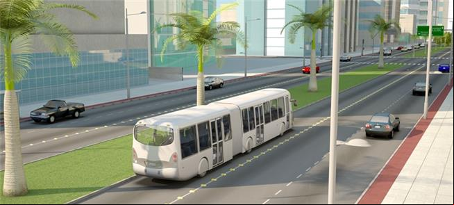 Imagem ilustrativa do BRT da Grande Vitória