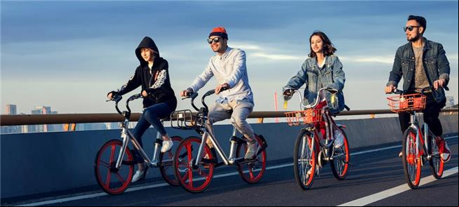 Imagem institucional  do site da Mobike