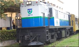 Locomotiva modernizada chega à capital da Paraíba