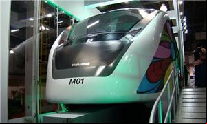 Maquete de monotrilho apresentado pela Bombardier