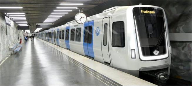 Metrô de Estocolmo terá novos trens
