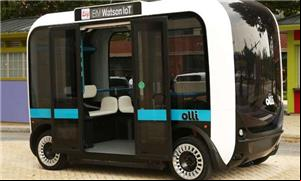 Mini ônibus Olli equipado com inteligência Watson,