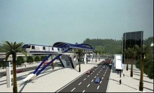 Modelo de estação do monotrilho