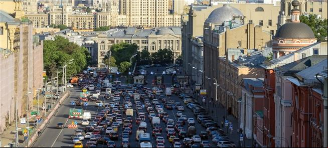 Moscou, novamente na lista com o pior trânsito do