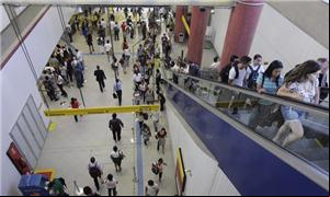 Movimentação na Estação Butantã da Linha 4-Amarela