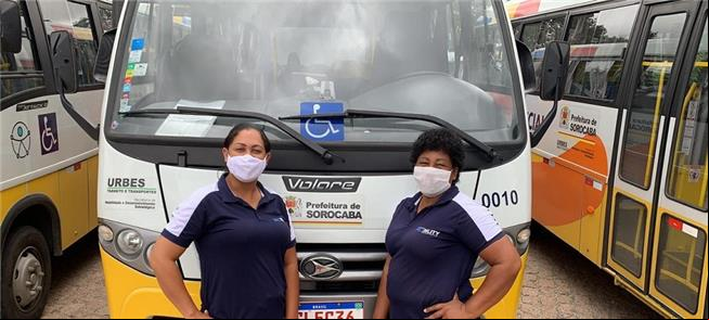 Mulheres são motoristas em serviço especial de Sor