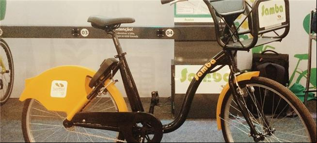 Nova bicicleta dockless da Serttel: cadeado na pró