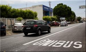 Novas faixas exclusivas em avenidas de Teresina