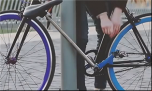 O único jeito de roubar a bike é quebrando-a