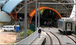 Obra do metrô de Salvador