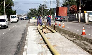 Obras ba Avenida Nossa Senhora de Fátima