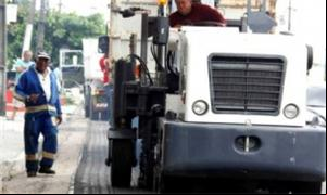 Obras de recapeamento na capital amazonense
