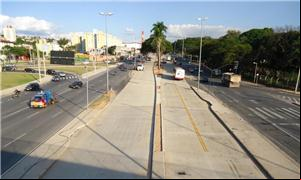 Obras do BRT da Antônio Carlos (foto) vão bem