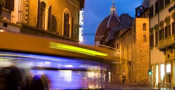 Ônibus: a única possibilidade em Florença, que não