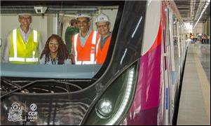 Primeira viagem-teste da Linha 2 do metrô baiano